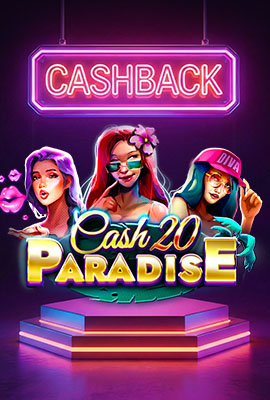20% Cashback Cash 20 Paradise